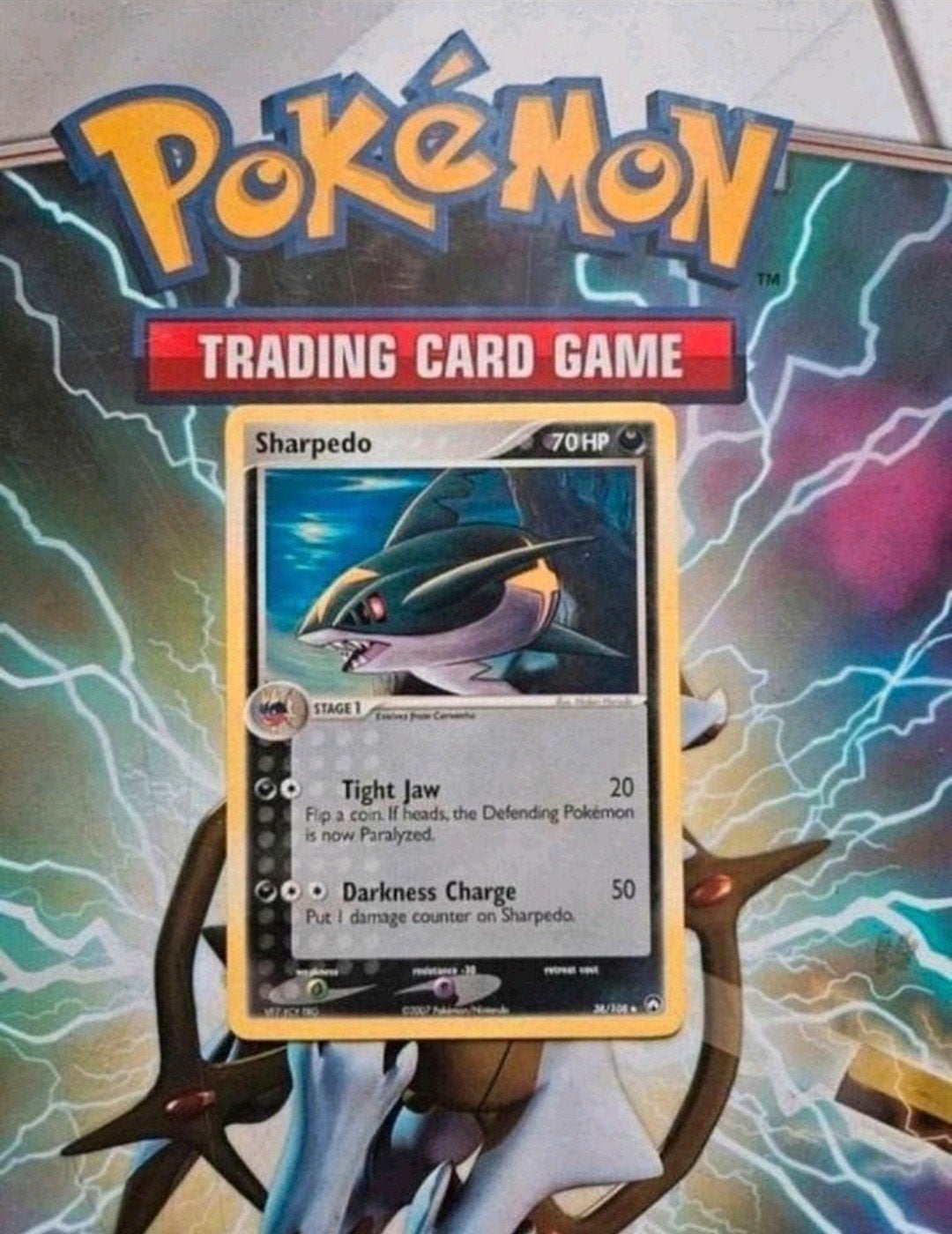 Sharpedo 38/108 Ex Power Keepers pokemon kaart, Ophalen of Verzenden, Gebruikt, Losse kaart