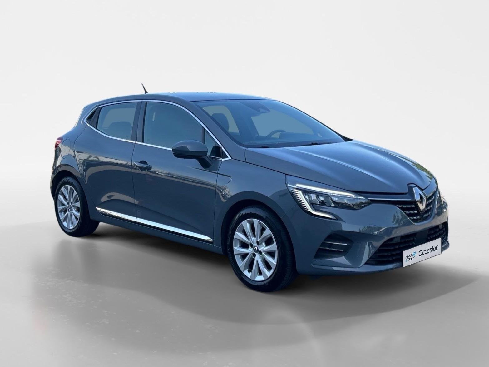 Renault Clio 90PK TCe Intens | Trekhaak | Armsteun | Navi |, 12 maanden, Gebruikt, Parkeersensor, Leder en Stof