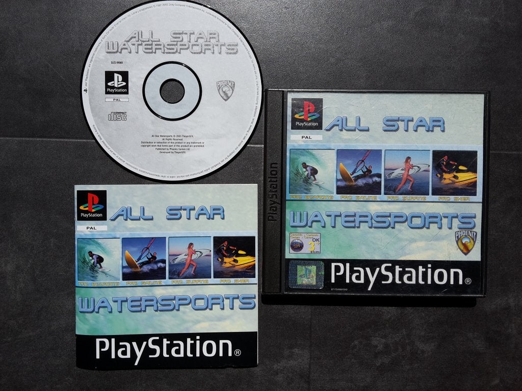 PS1 - All Star Watersports - PlayStation 1, 1 speler, Ophalen of Verzenden, Zo goed als nieuw, Vanaf 3 jaar