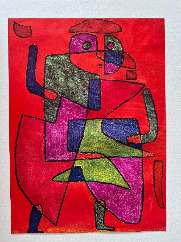 Paul Klee offsetdruk, Antiek en Kunst, Kunst | Litho's en Zeefdrukken, Ophalen