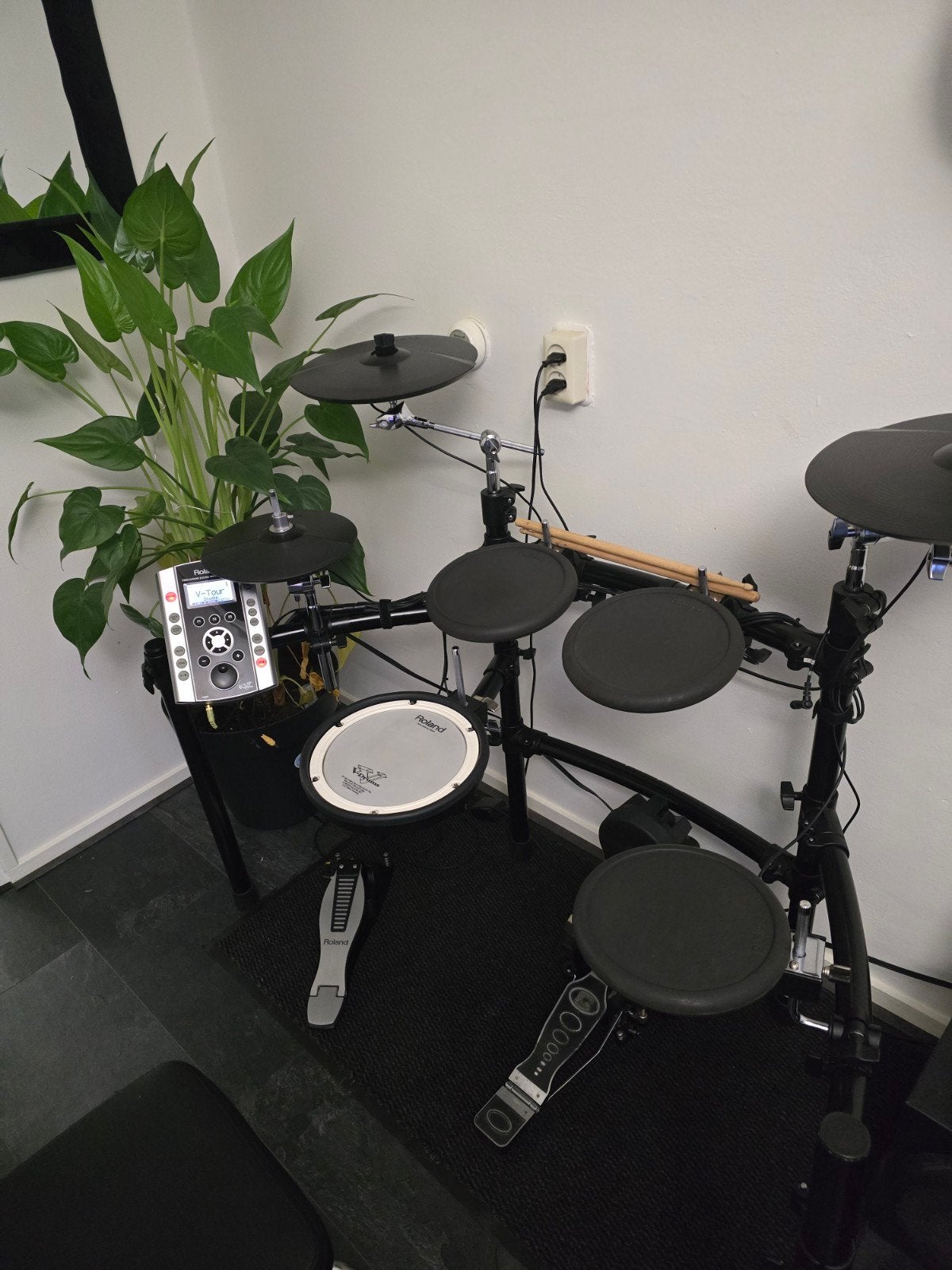 Roland drumstel, Ophalen, Gebruikt, Roland