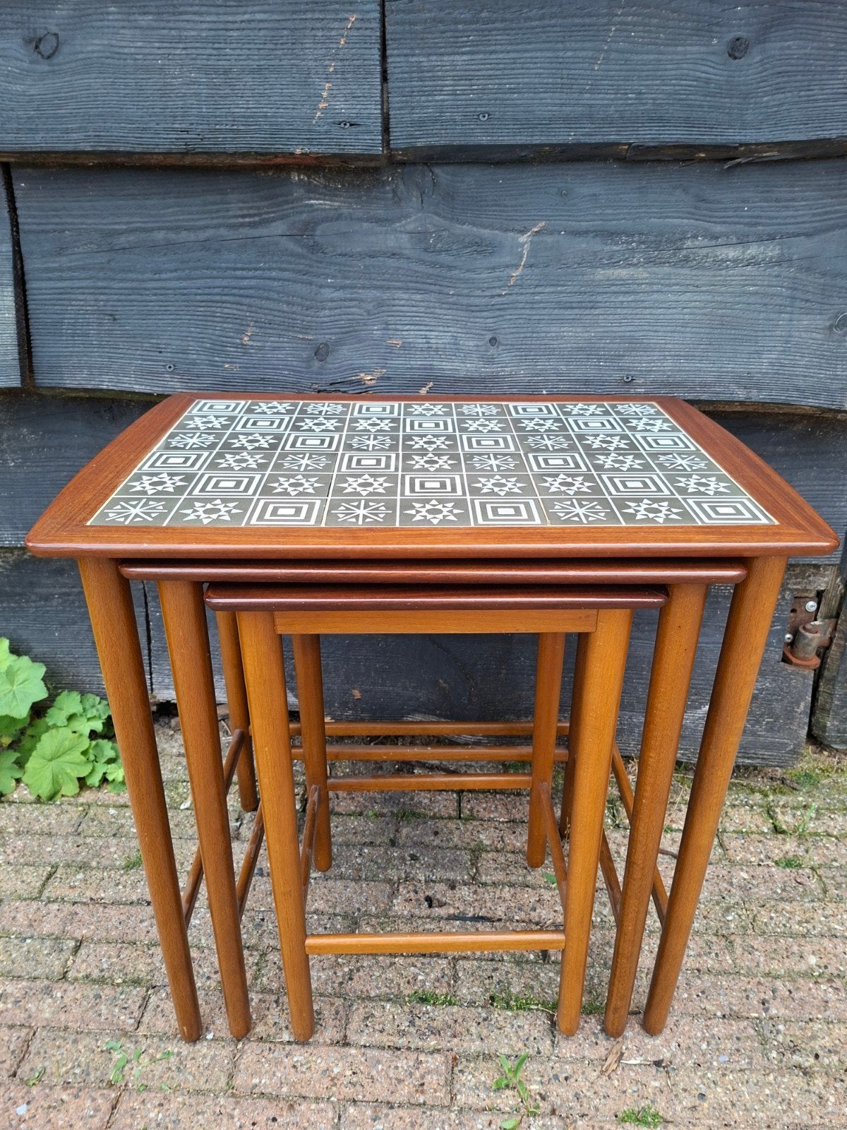 Nesting tables, Gebruikt, Vintage, Deens, nesting tables, 50 tot 100 cm, Overige materialen