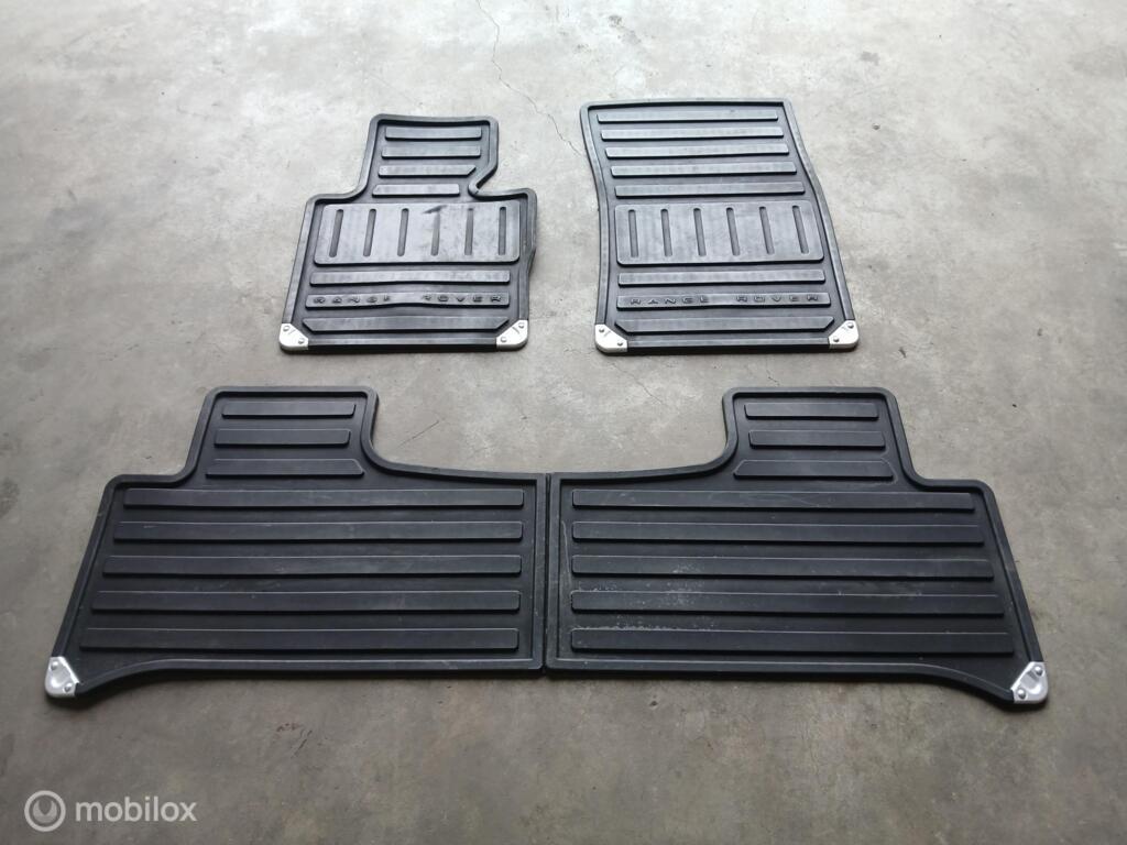 Matten set Range Rover L322 Vogue Rubber vloermatten, Auto-onderdelen, Interieur en Bekleding, Land Rover, Ophalen of Verzenden
