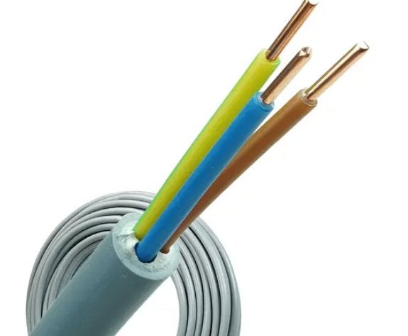 YMVK Kabel 3x2,5 - 50 meter rol - 230V/400V geschikt, Doe-het-zelf en Verbouw, Ophalen, Nieuw, Kabel of Snoer