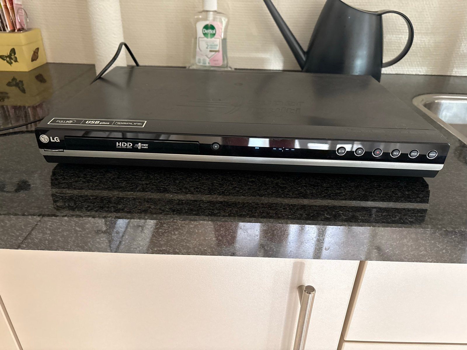 LG DVD-recorder met Full HD en USB Plus, Ophalen, Gebruikt, Met harddisk, Dvd-recorder