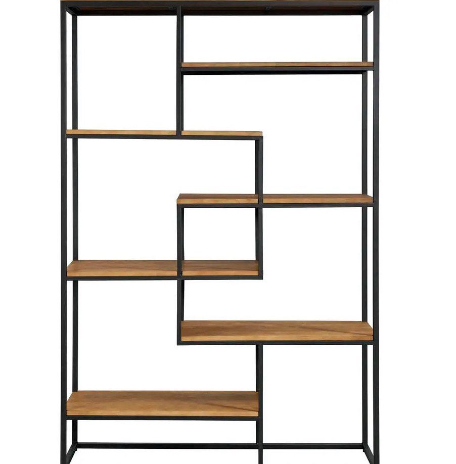 Mangohouten kast, Ophalen, Zo goed als nieuw, Minder dan 150 cm, Metaal