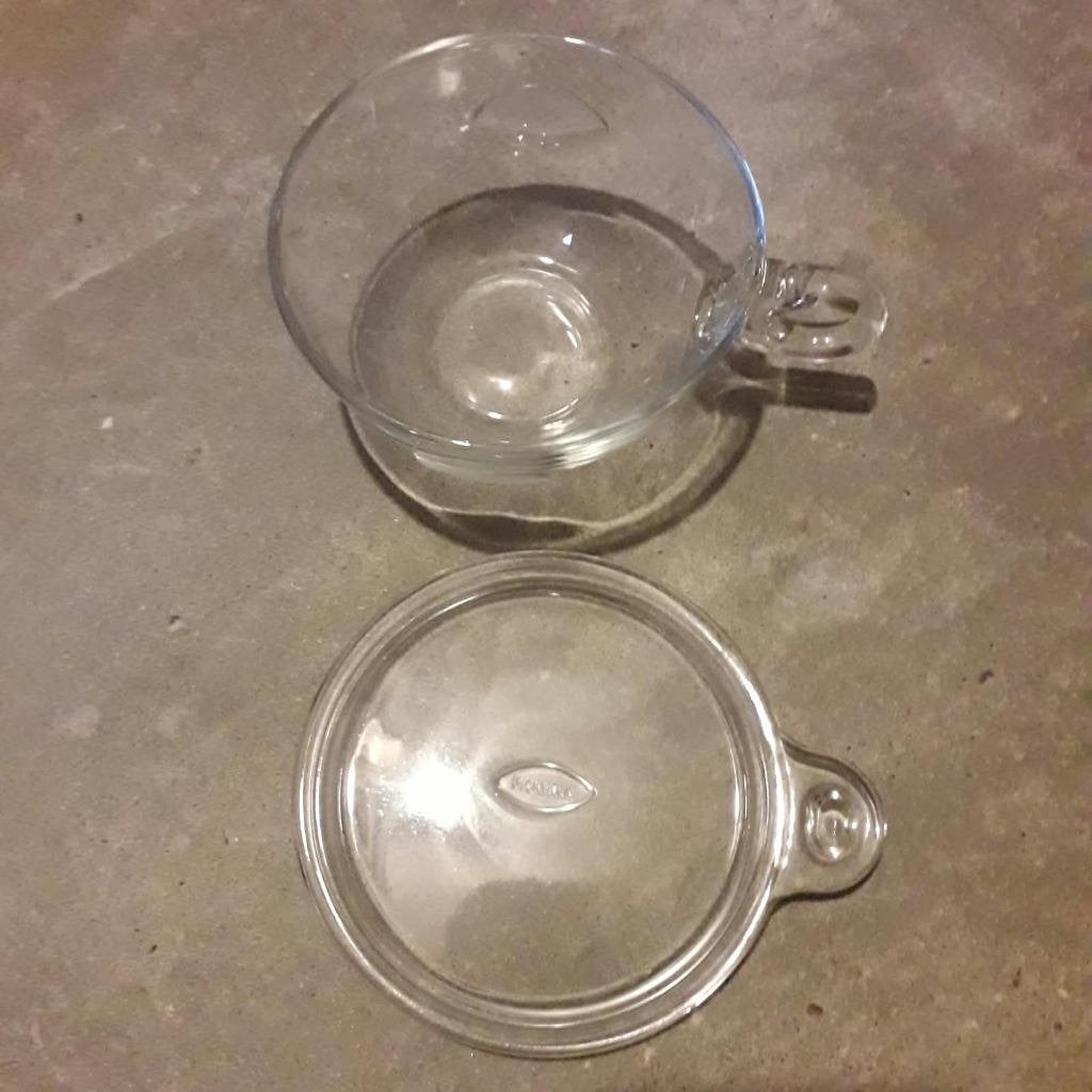 pickwick theekopje met schaaltje glas, Huis en Inrichting, Nieuw, Ophalen of Verzenden, Glas, Overige stijlen
