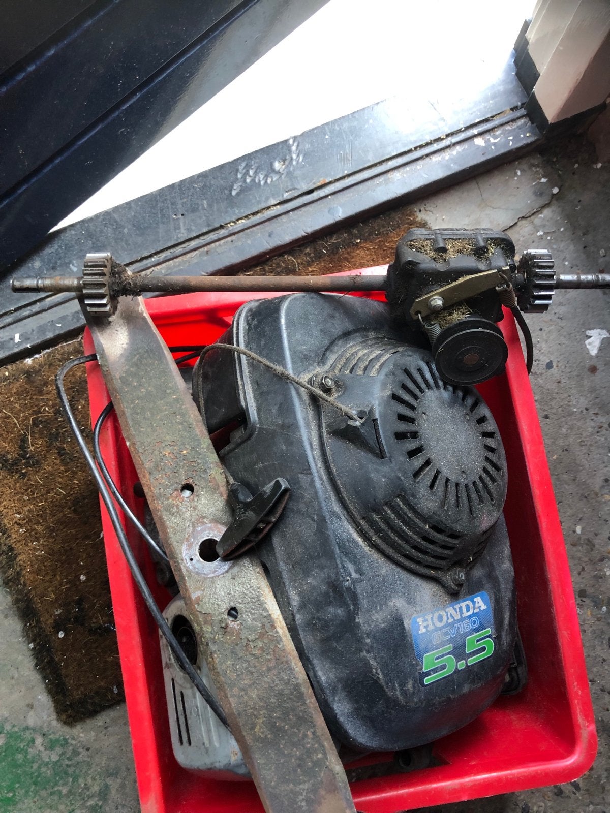 Honda GCV160 5.5 Grasmaaier Motor en Onderdelen, Ophalen, Gebruikt, Benzine-grasmaaier
