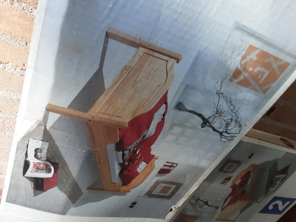 Nieuw massief grenen bed inclusief lattenbodem, Doe-het-zelf en Verbouw, Ophalen, Nieuw, Minder dan 2 meter