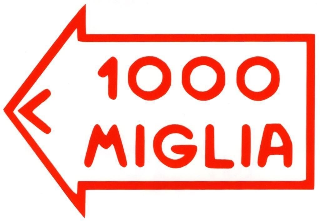 1000 Miglia sticker #5, Verzenden
