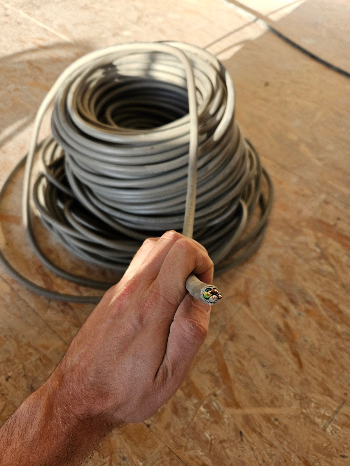 Draka Kabel 5x 2,5mm² - ca. 100m, Ophalen, Gebruikt, Draka, Kabel of Snoer