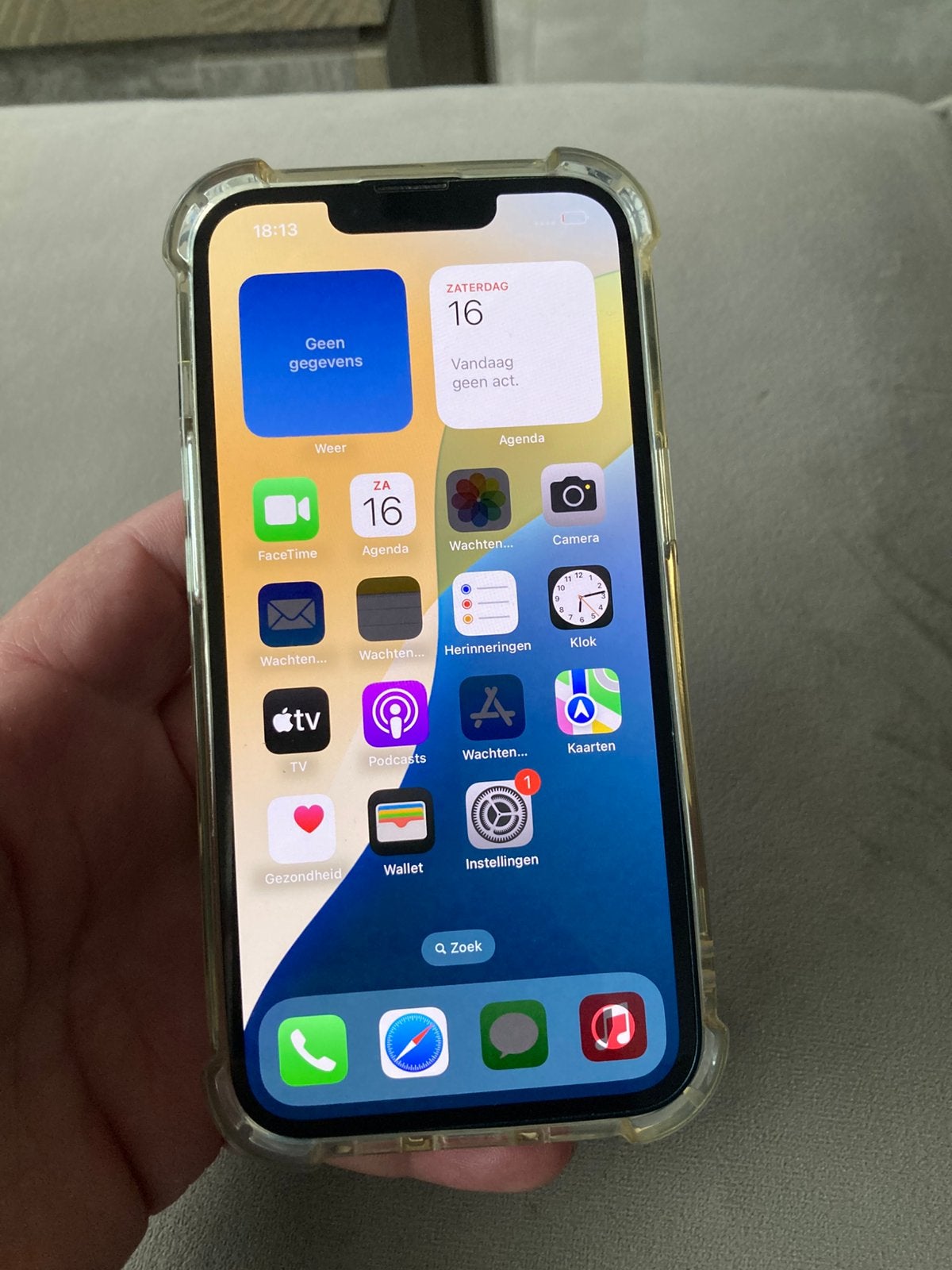 iPhone 13-128 GB in Nieuwstaat, Ophalen of Verzenden, Zo goed als nieuw, 128 GB, IPhone 13