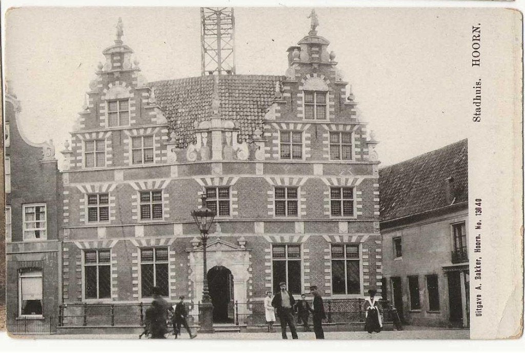 Hoorn-173  Stadhuis, Verzenden, Voor 1920, Ongelopen, Noord-Holland