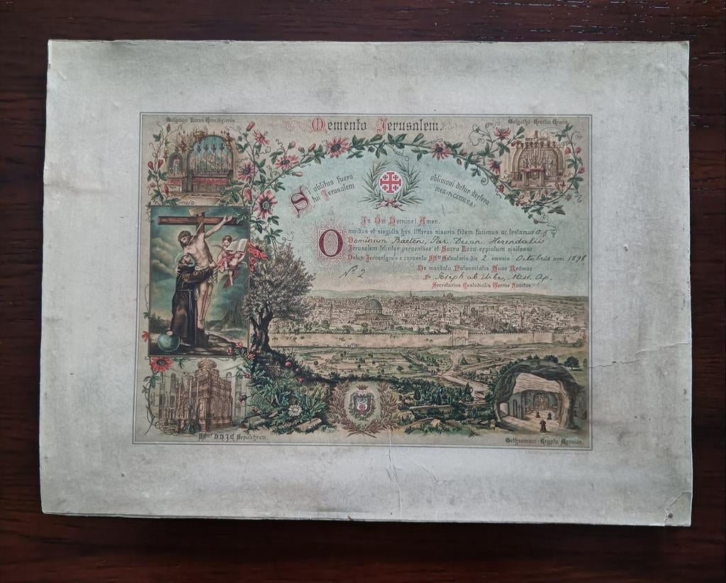 Memento Jerusalem - 1898, Ophalen of Verzenden