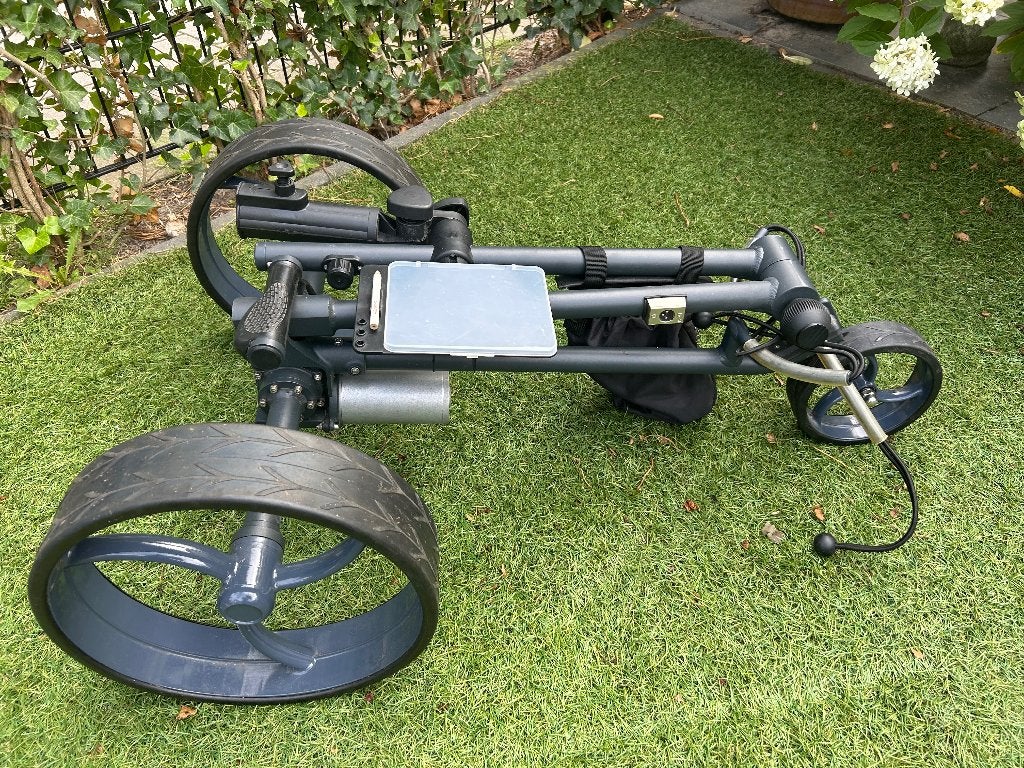 Elektrische golf trolly, Ophalen, Zo goed als nieuw, Golfkar, Overige merken