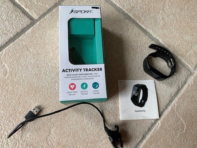 Activity tracker met slaap monitor, hartslagmeter,, Sieraden, Tassen en Uiterlijk, Activity trackers, Ophalen of Verzenden, Gebruikt