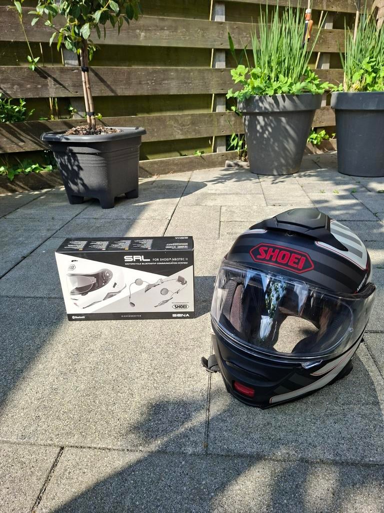 Shoei neotec 2, Motoren, Ophalen of Verzenden, Tweedehands, Systeemhelm, Shoei