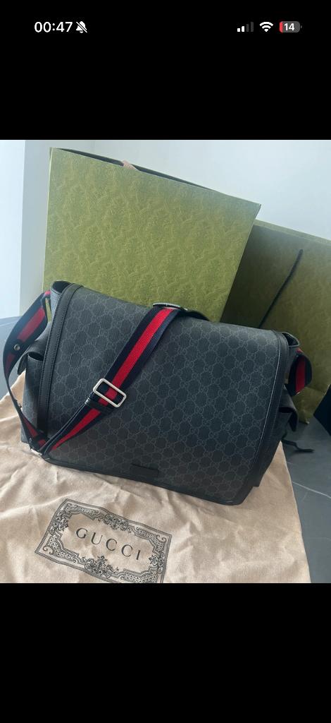 Gucci luiertas, Kinderen en Baby's, Ophalen, Zo goed als nieuw, Schoudertas