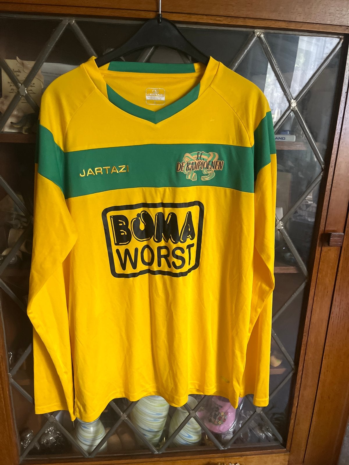 FC De Kampioenen voetbalshirt - Jartazi - Maat L, Maat 52/54 (L), Verzenden, Geel, Zo goed als nieuw
