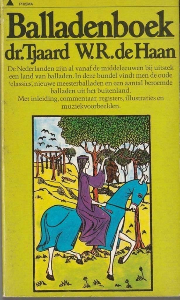 Balladenboek - DR. TJAARD W.R DE HAAN."", Ophalen of Verzenden, Zo goed als nieuw, DR. TJAARD W.R DE HAAN