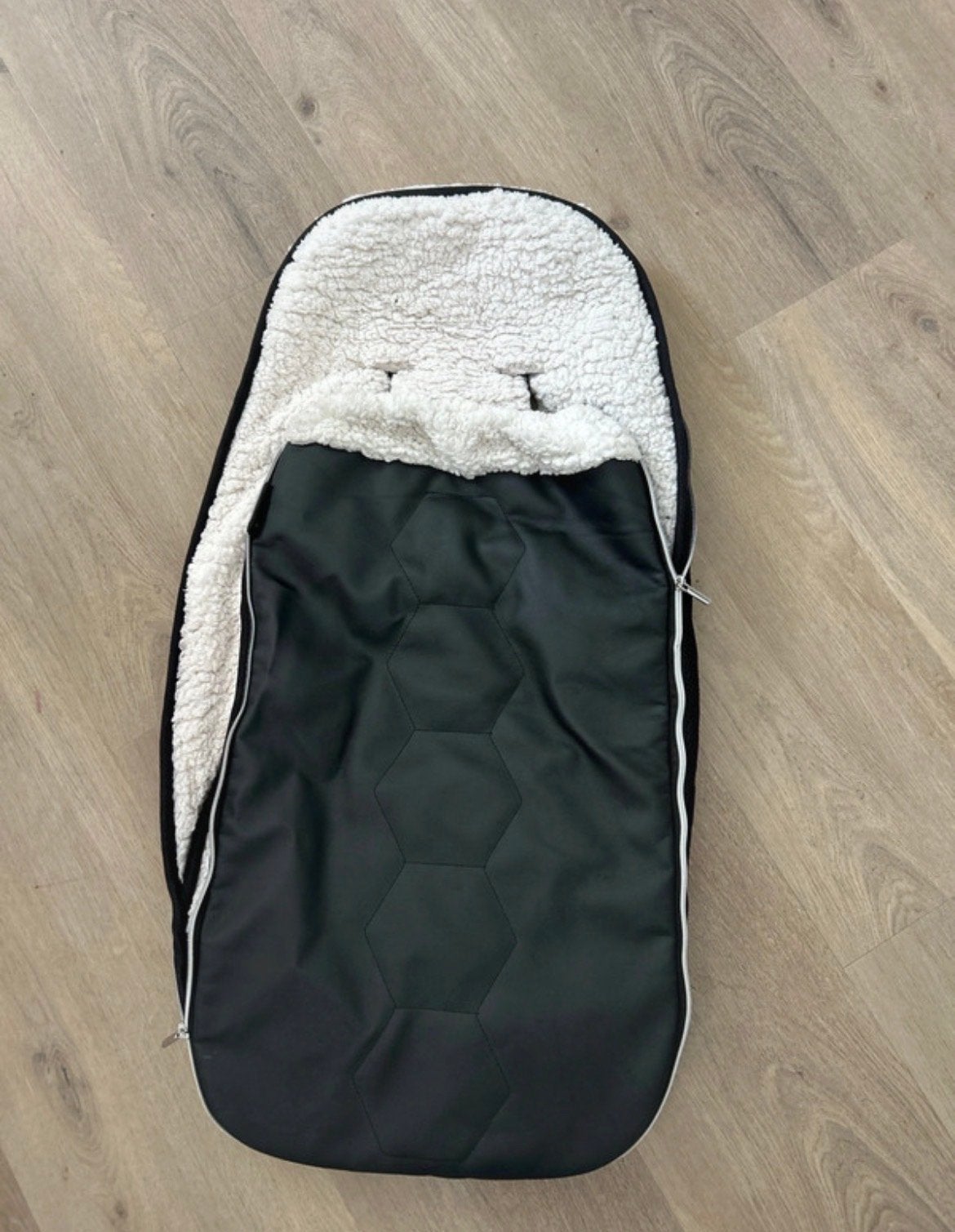 Leclercbaby voetenzak met teddy voering, Ophalen of Verzenden, Zo goed als nieuw, Kinderwagen, Overige merken