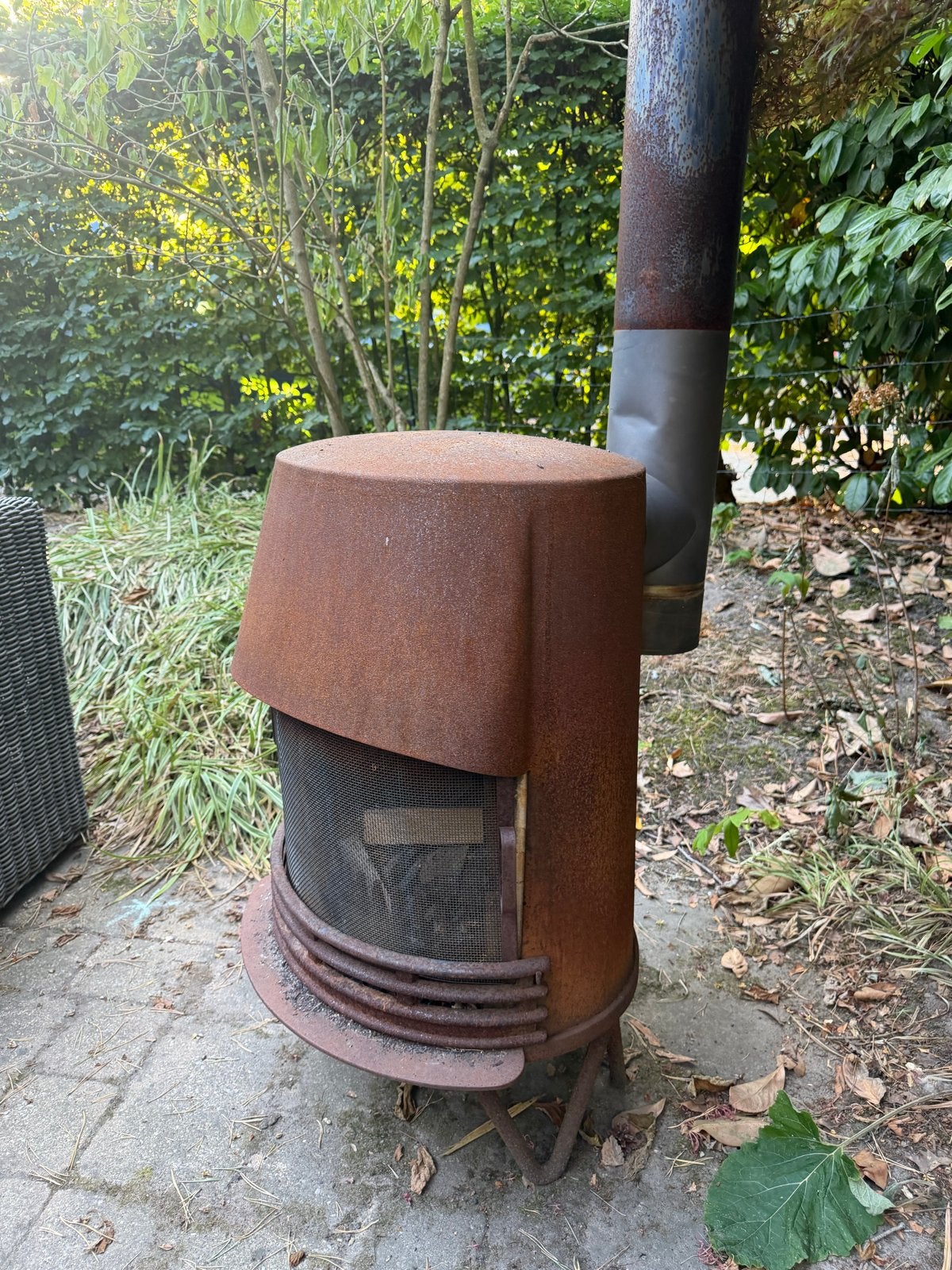 Vintage Deense Tasso houtkachel, Hoff & Windinge (1942), Ophalen, Gebruikt, Hout, Houtkachel