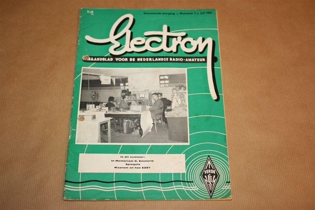 Electron. 17e jrg. nr. 7 - 1962, Ophalen of Verzenden, Gelezen, Bouwkunde