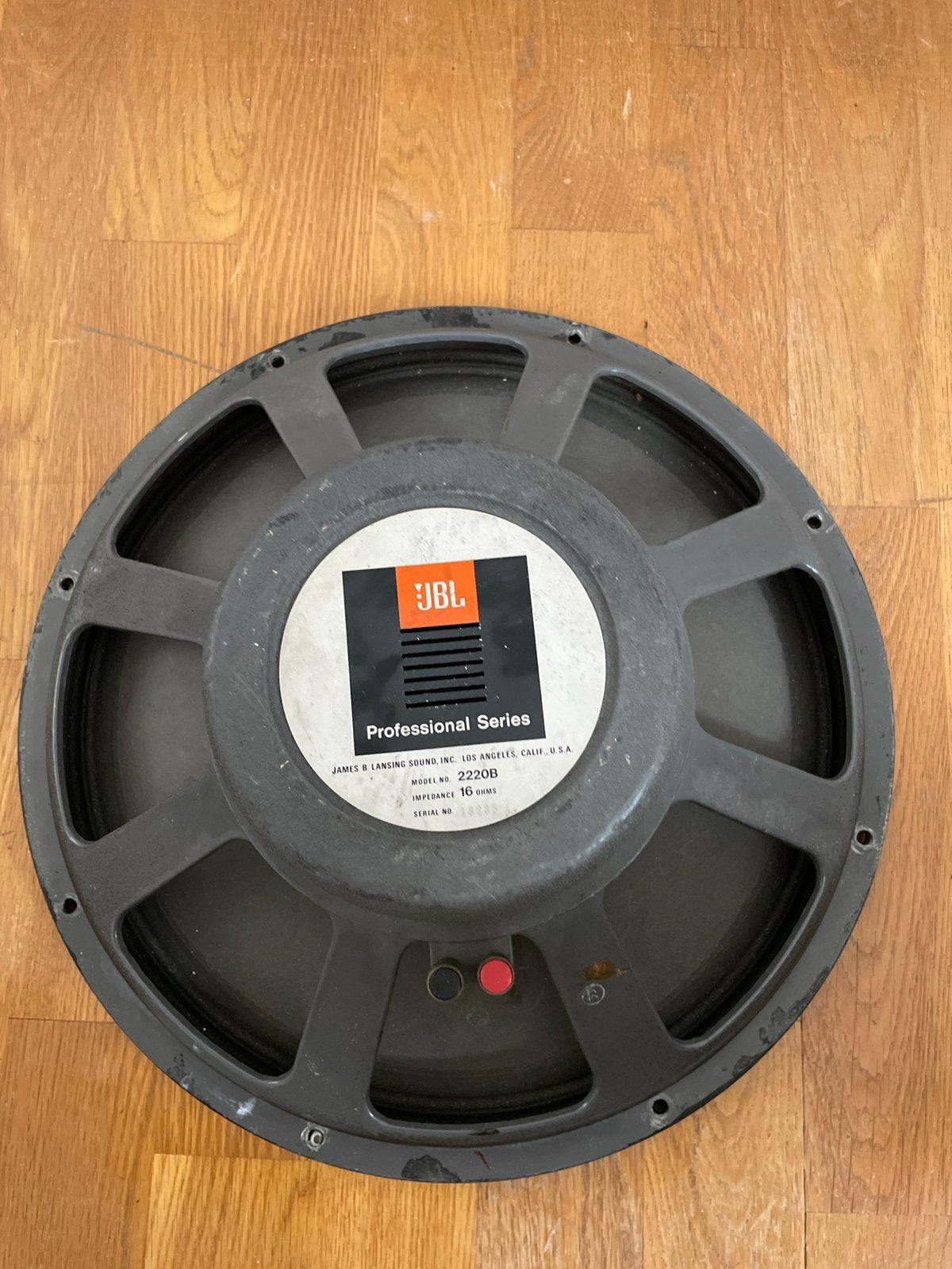 JBL 2220B Professionele 15 inch speaker. Getest en OK., Gebruikt, JBL, Overige typen, Ophalen of Verzenden