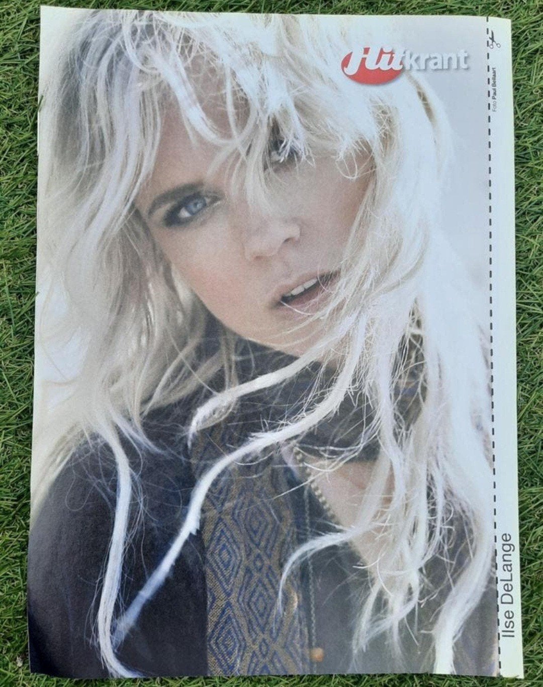 Poster A4 Hitkrant 2009 Ilse DeLange, Verzamelen, A4 of kleiner, Ophalen of Verzenden, Muziek, Rechthoekig Staand