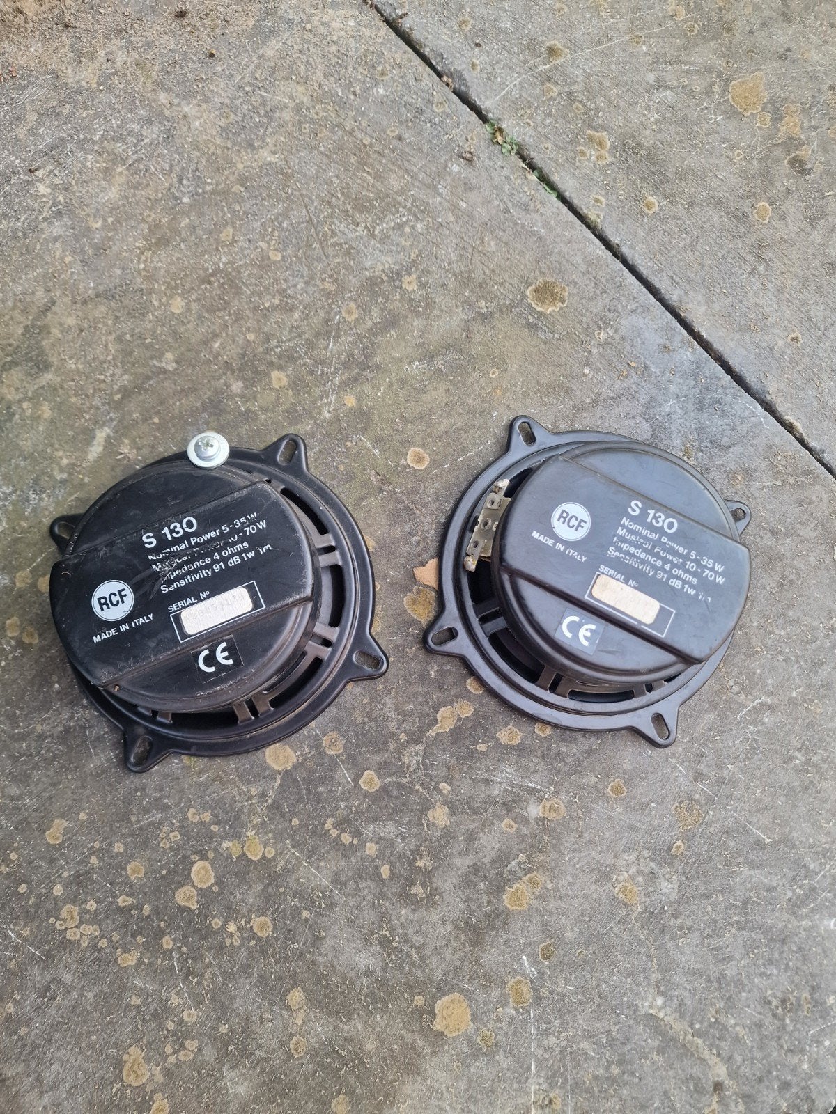 Rcf S130 inbouw speakers., Audio, Tv en Foto, Luidsprekers, Overige merken, Overige typen, Ophalen of Verzenden, Zo goed als nieuw