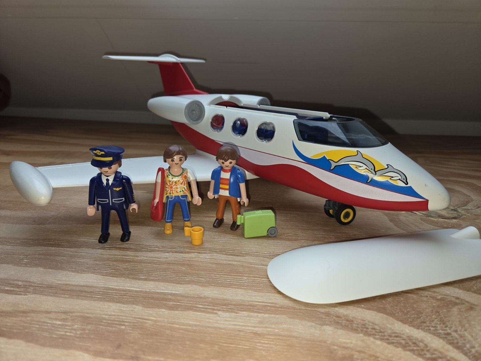 Playmobil Privéjet met figuren en accessoires, Complete set, Voertuig, Ophalen of Verzenden, Zo goed als nieuw
