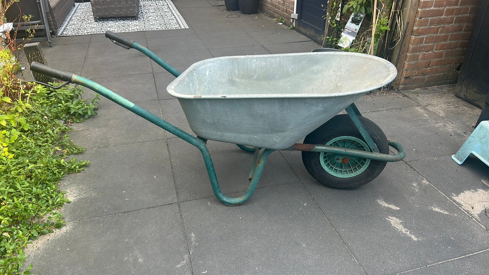 Kruiwagen, Tuin en Terras, Kruiwagens, Ophalen, Gebruikt, Handmatig, Eenwielig