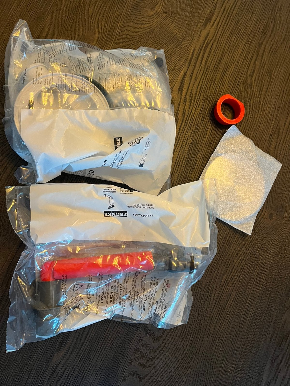 Franke afvoerset RVS, Ophalen, Nieuw, Rvs, Wastafel