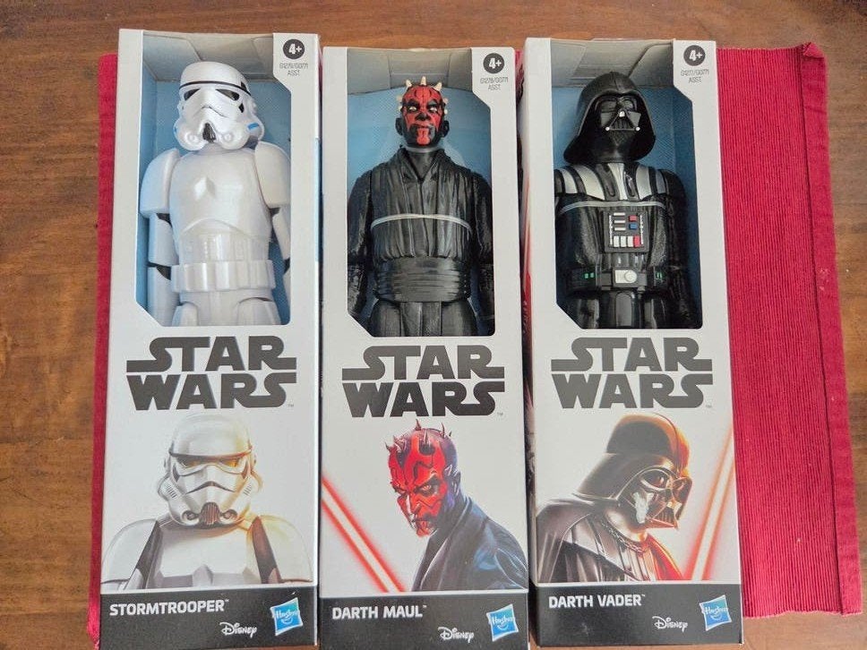 Star Wars Actiefiguren Set Darth Vader, Darth Maul, Stormtro, Ophalen of Verzenden, Nieuw