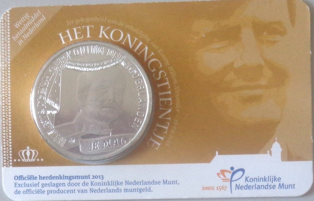 Coincard Koningstientje 2013 UNC, Postzegels en Munten, Verzenden, Koningin Beatrix, Euro's, Losse munt