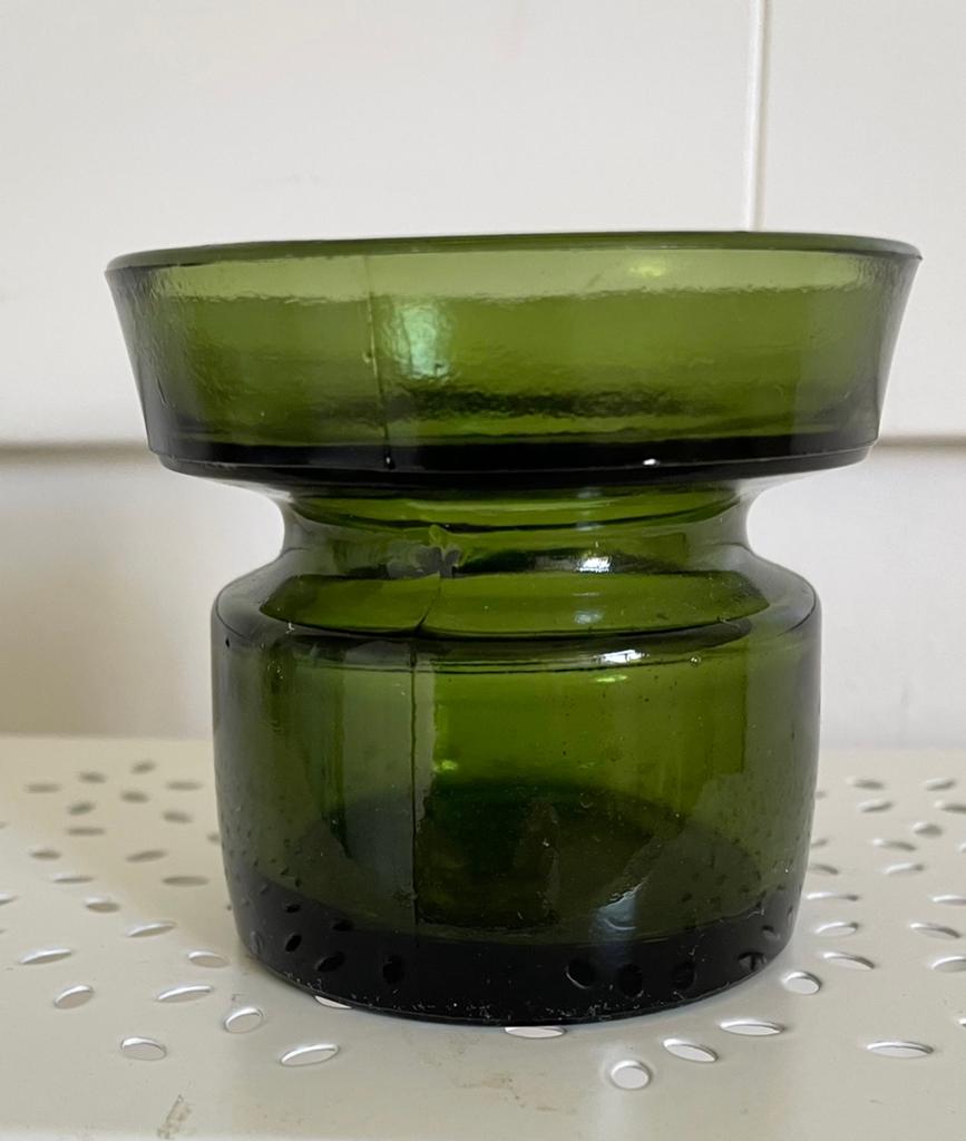 Vintage Quistgaard  Dansk design kaarsenhouder, Overige materialen, Gebruikt, Ophalen of Verzenden, Groen