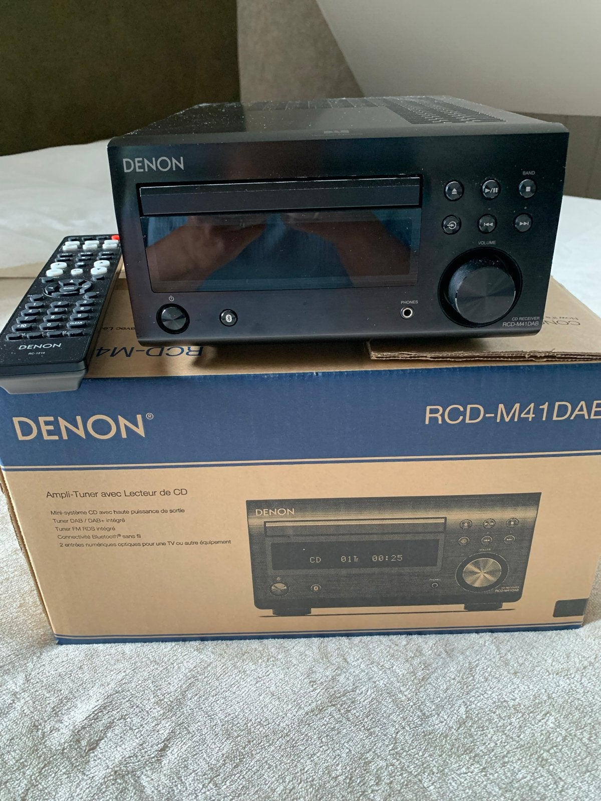 Denon RCD-M41DAB Microset met CD-speler en Bluetooth, Denon, Ophalen of Verzenden, Zo goed als nieuw, Microset