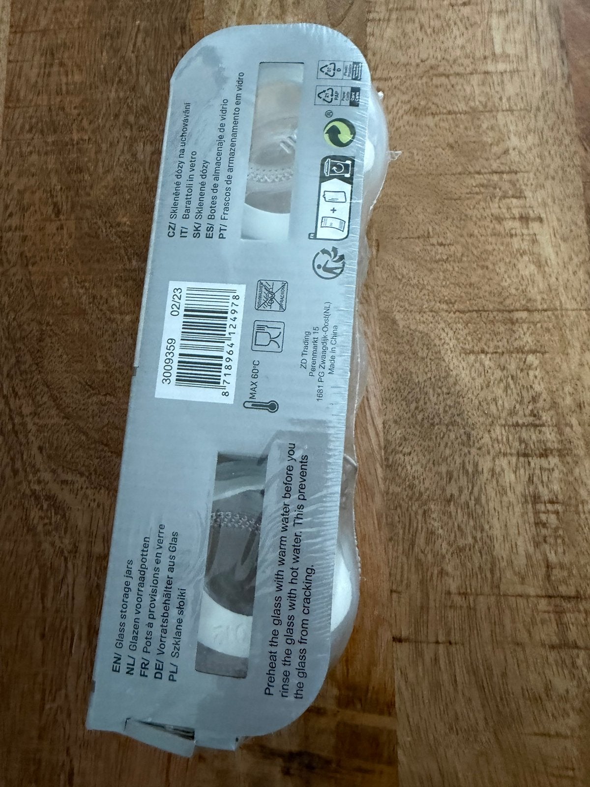 Set van 3 Glazen Voorraadpotten met Beugelsluiting, Huis en Inrichting, Glas, Nieuw, Ophalen of Verzenden, Voorraadpot