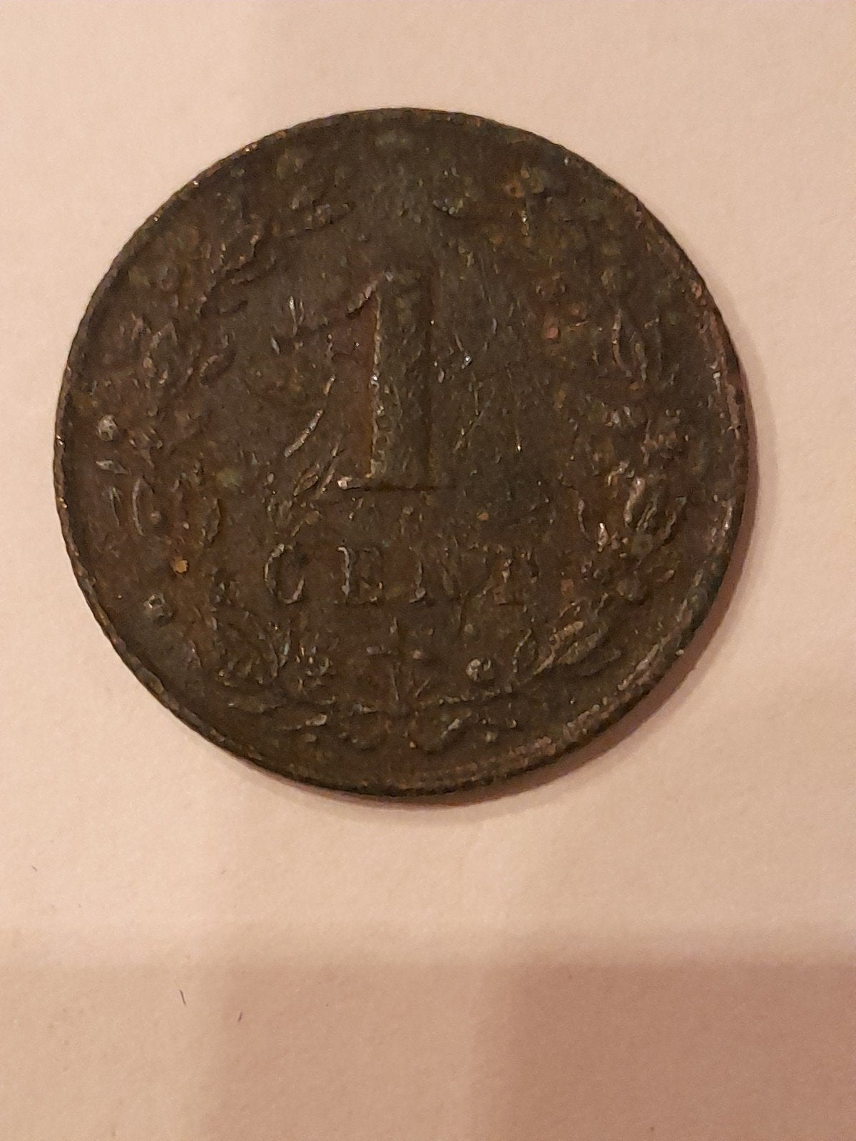 Zeldzame 1 cent munt uit 1878 - Koning Willem III, Ophalen of Verzenden, Koning Willem III, 1 cent