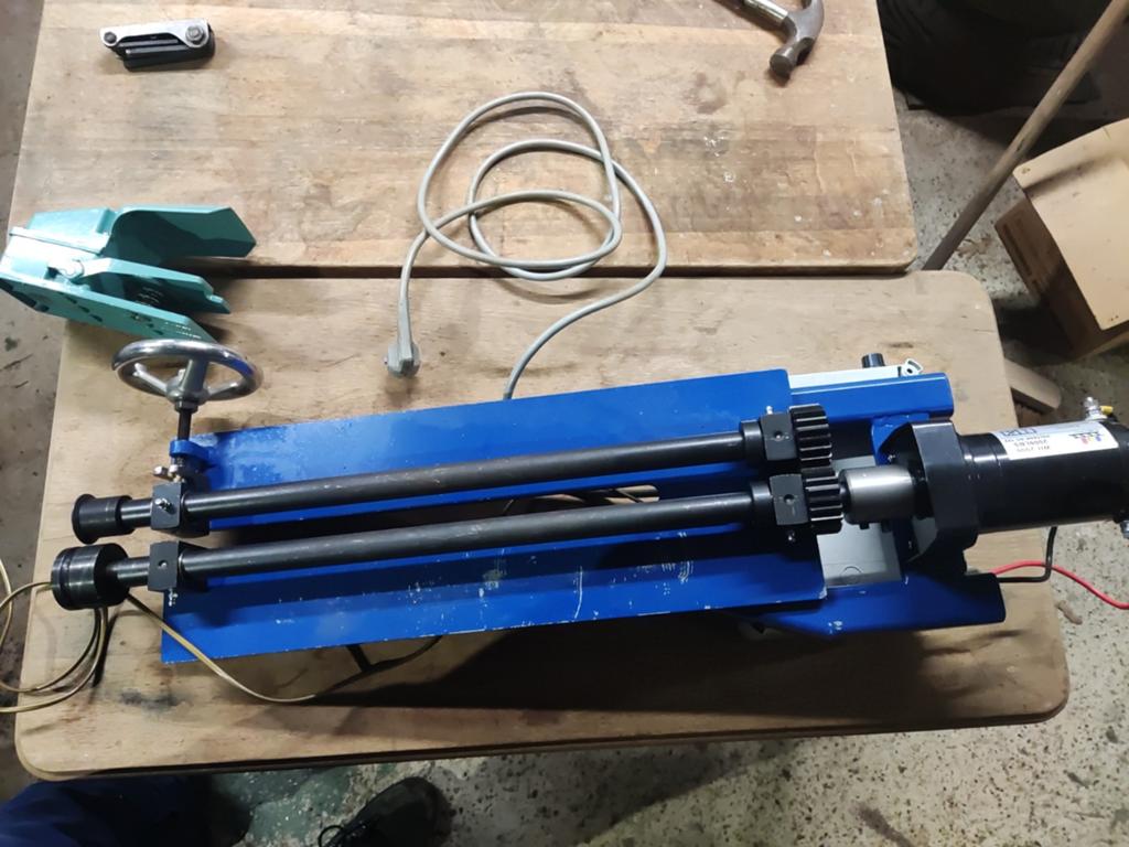 Felsmachine Beadroller omgebouwd automatisch met voetpedaal, Hobby en Vrije tijd, Vergrootglazen, Loepen en Loeplampen, Ophalen of Verzenden