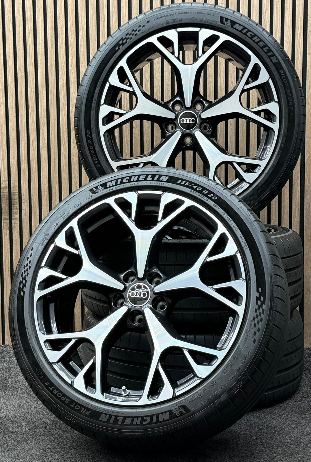 ZGAN! Originele 20 inch Audi A6 S6 5x112 ET43 Michelin ‘25, Ophalen, 255 mm, ., Banden en Velgen