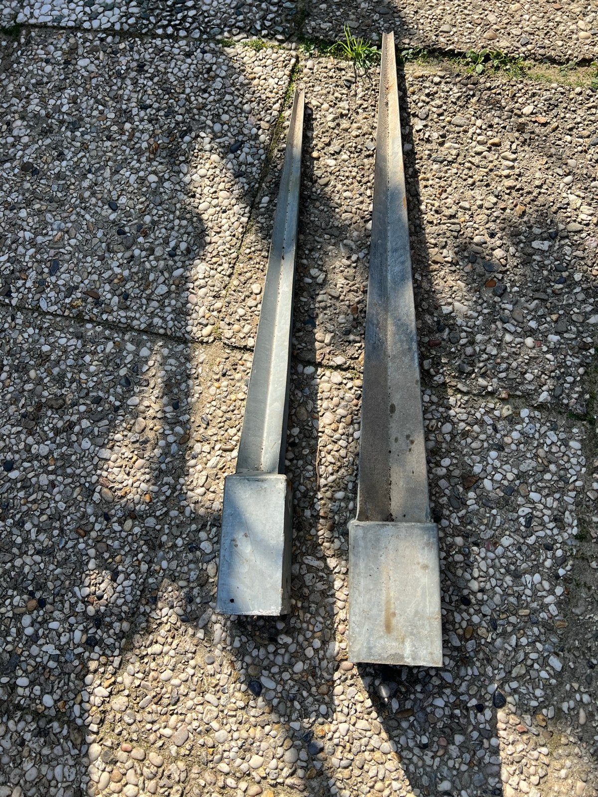 Metalen paalpunten en paalhouders, Ophalen of Verzenden, Gebruikt, Overige typen