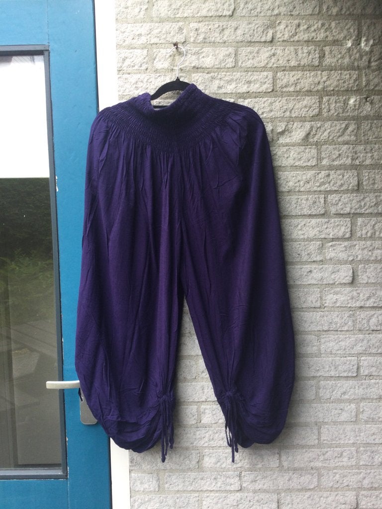 Donkerpaarse LUNA SERENA POFBROEK, NIEUW, mt 38-44, Maat 38/40 (M), Paars, Nieuw, Ophalen of Verzenden