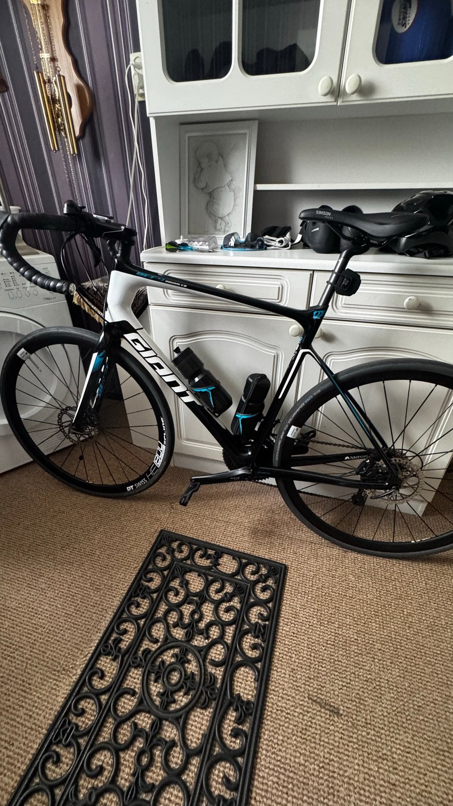 Giant racefiets Carbon- Zo goed als nieuw, Carbon, Zo goed als nieuw, Meer dan 20 versnellingen, Schijfrem
