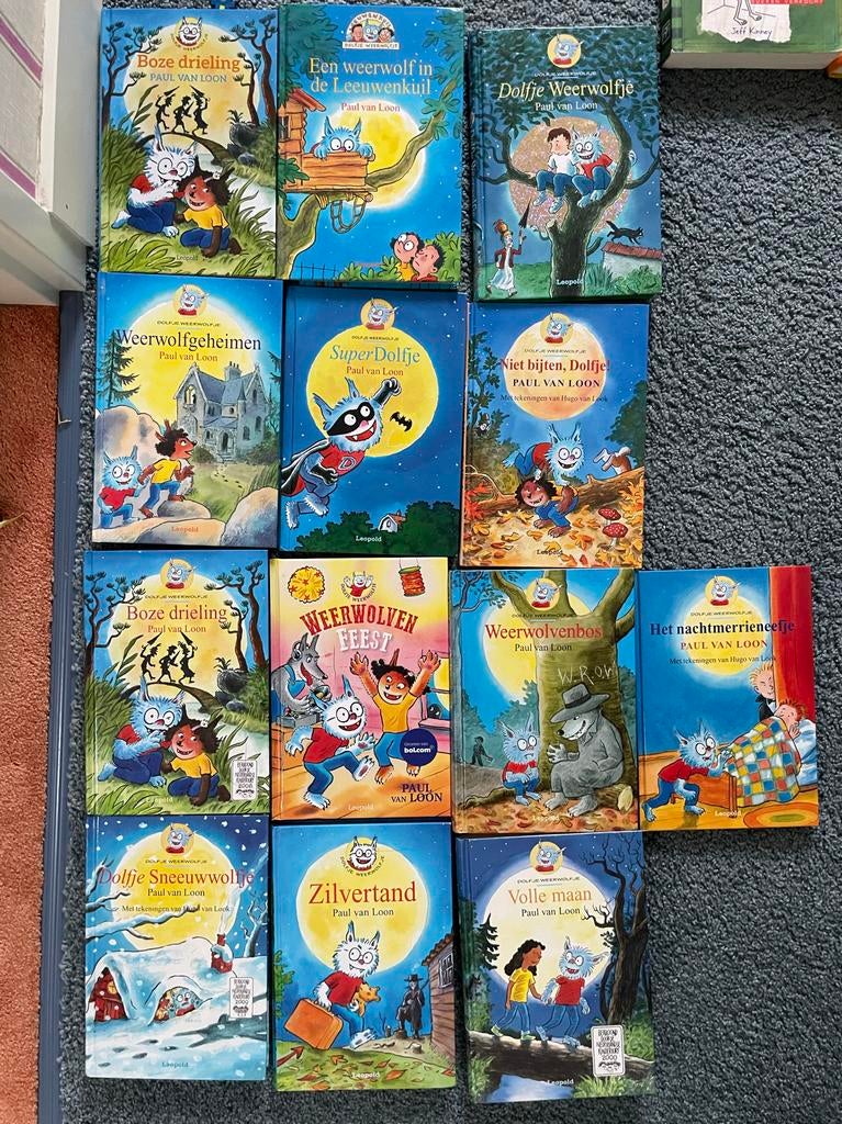 Grote collectie Dolfje Weerwolfje boeken - Paul van Loon, Verzamelen, Ophalen of Verzenden, Losse flippo's