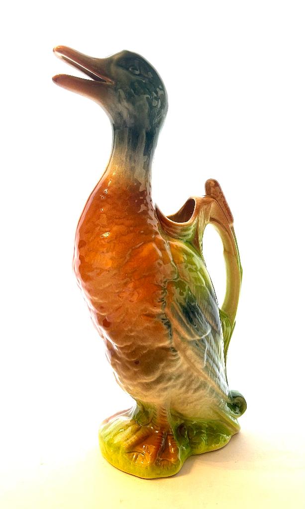 Saint Clément France Majolica eend kan barbotine, Antiek en Kunst, Ophalen of Verzenden