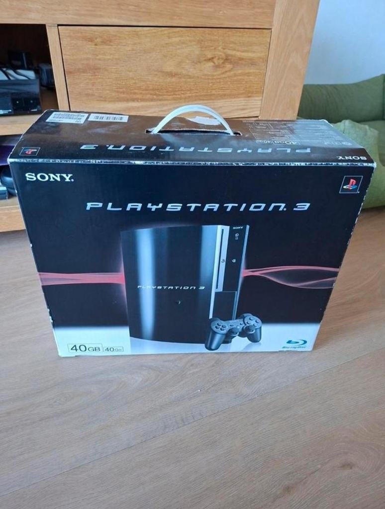 PlayStation 3 (PS3) 40GB met 500GB HDD upgrade, Spelcomputers en Games, Spelcomputers | Sony PlayStation 3, Phat, Met 2 controllers