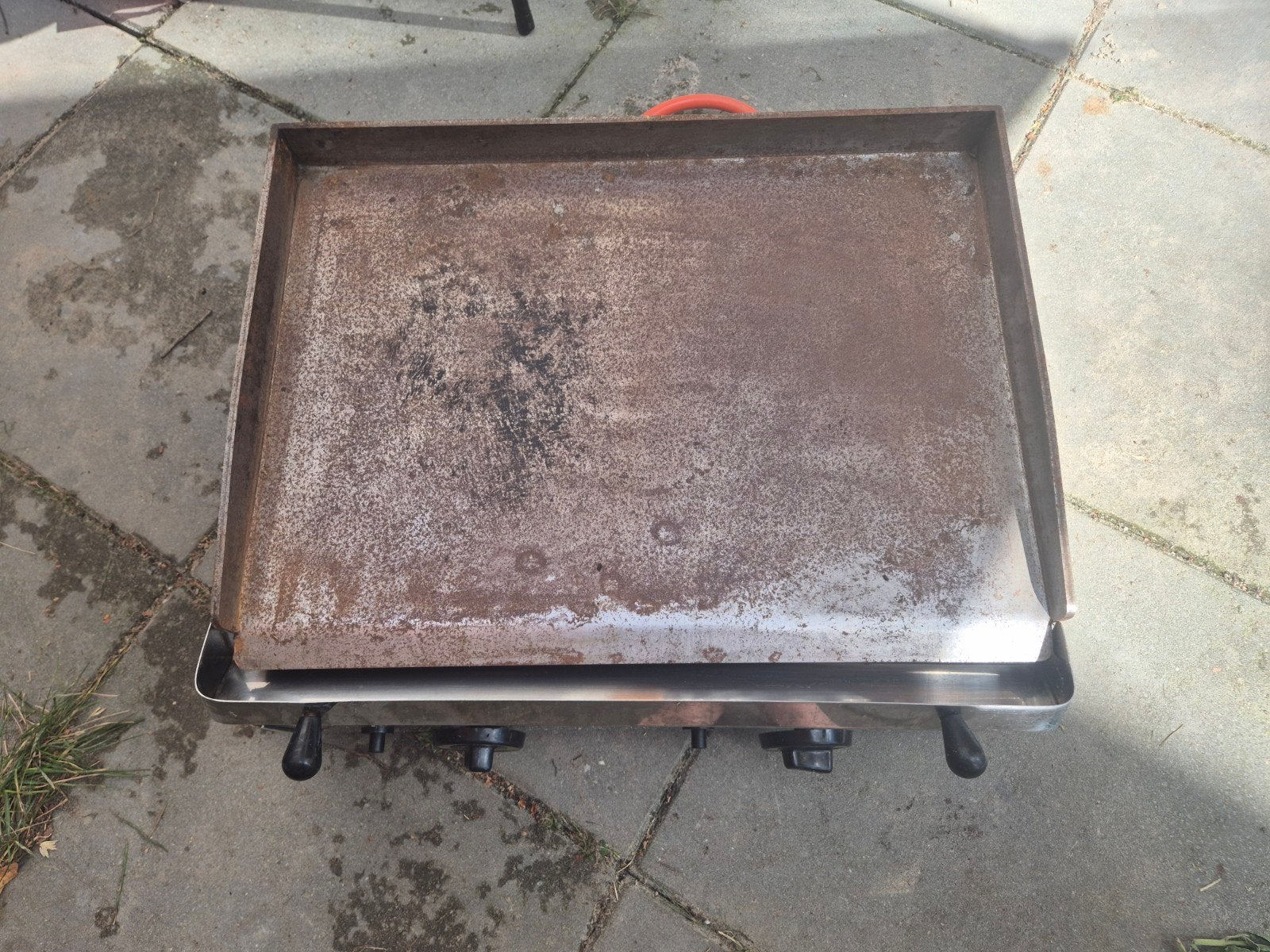 grote professionele grillplaat, Ophalen of Verzenden, Gebruikt
