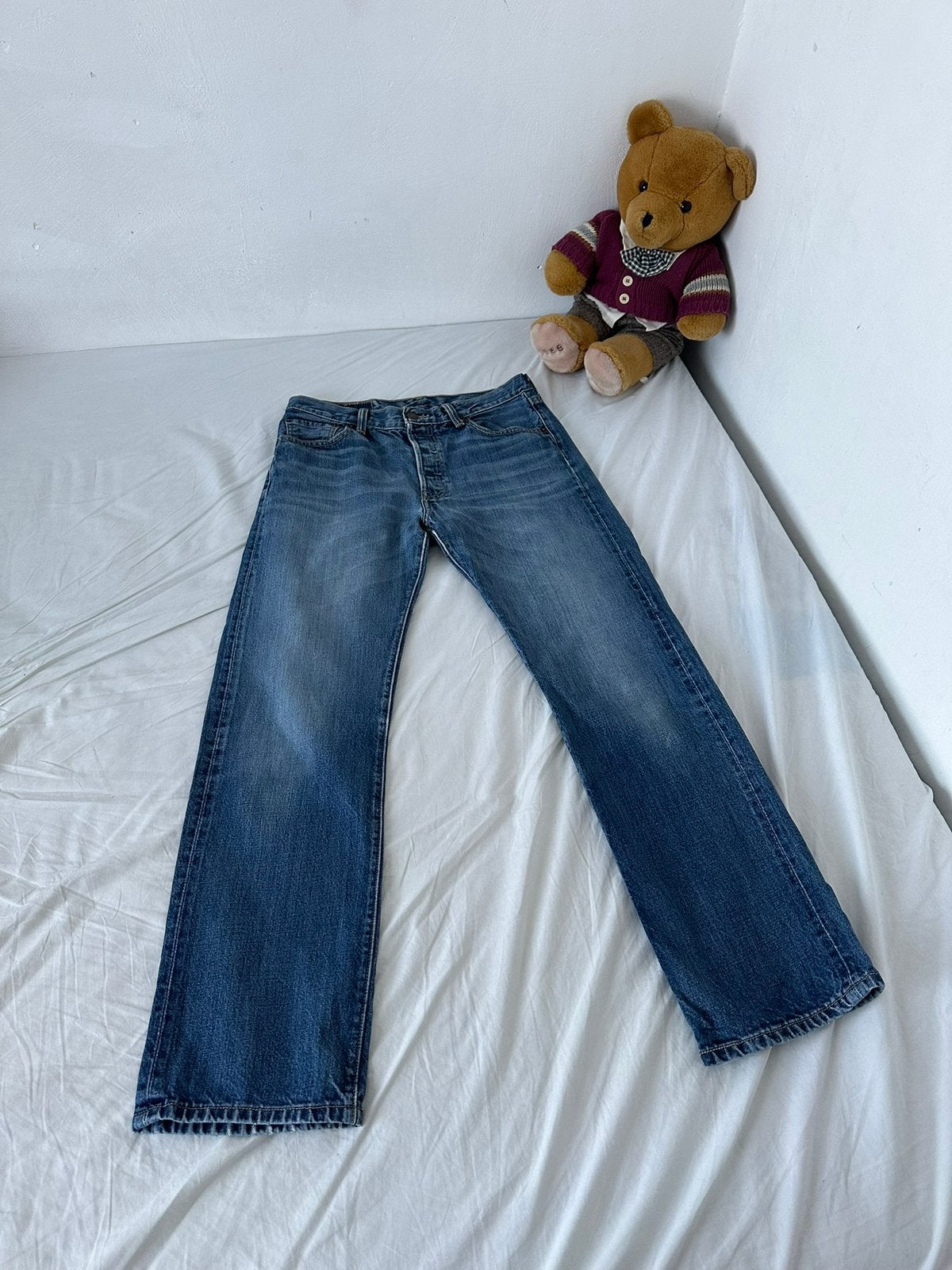Vintage Levi’s jeans, Blauw, W32 (confectie 46) of kleiner, Ophalen of Verzenden, Zo goed als nieuw