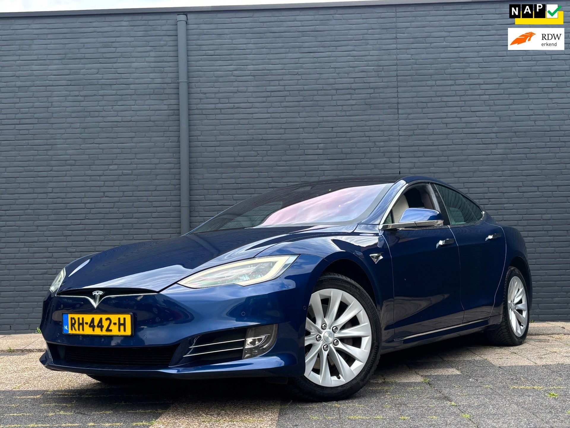 Tesla Model S 75 Business Economy | 1e Eigenaar | Pano, Auto's, Tesla, Achterwielaandrijving, Gebruikt, 442 km, Te koop
